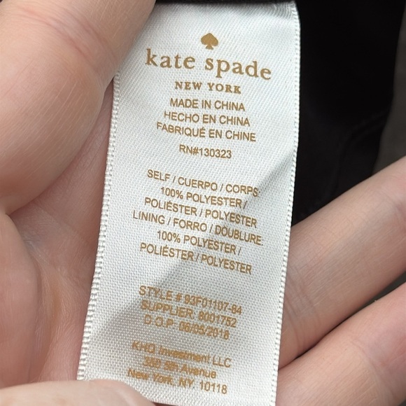 Kate Spade ♠️ little girls polka dot ruffle dress, size 24m - Picture 4 of 5